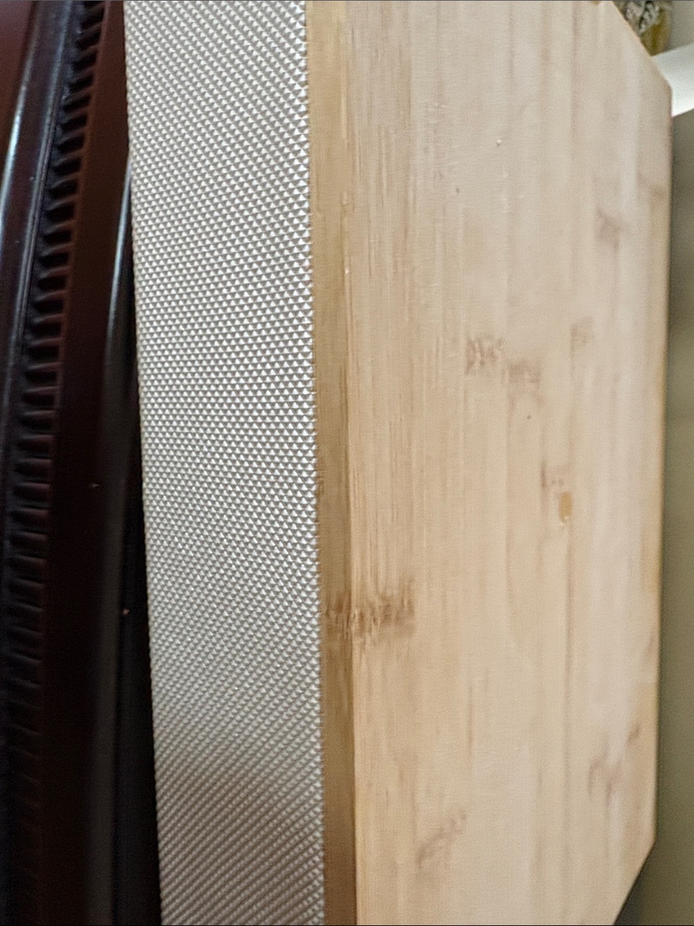 Heritage Bamboo-Lid Jewelry Organizer in Natural Light Wood and Cream - Picture 4 of 6